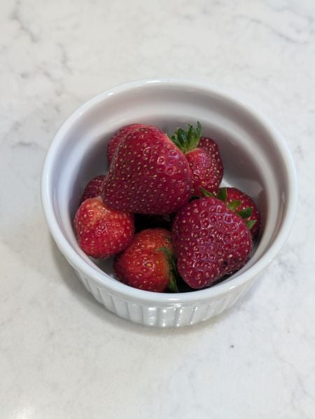 bowl of strawberries